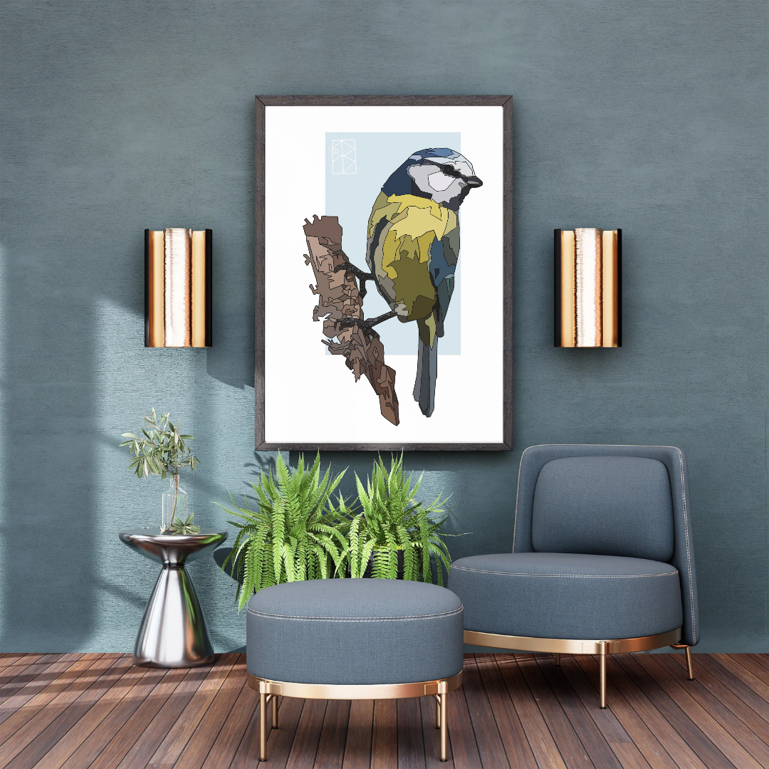 Blue Tit - Meantán Gorm