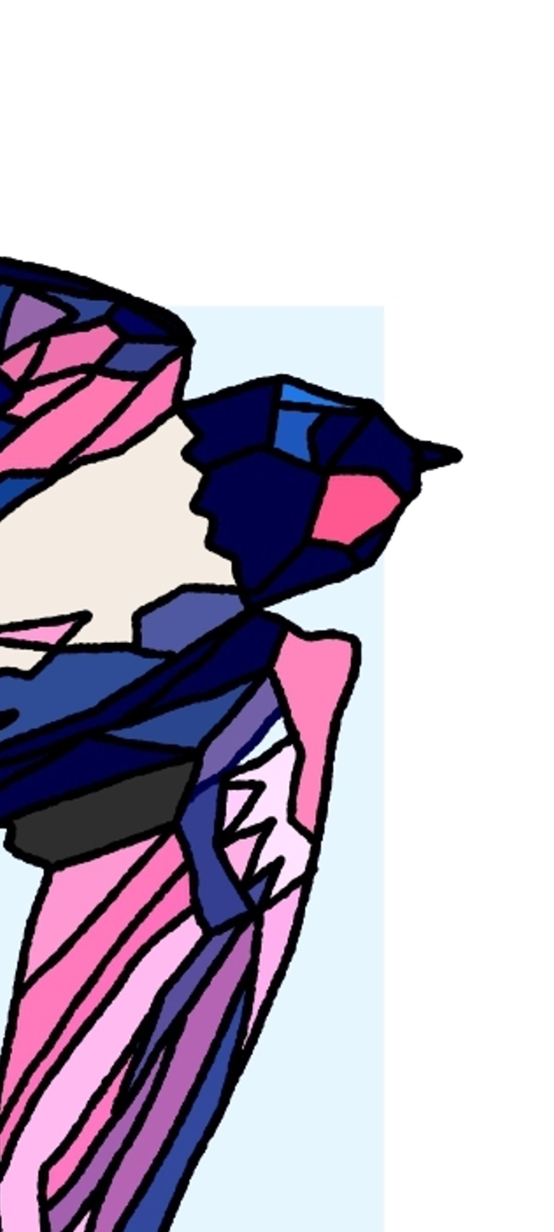 Fáinleog - swallow (bright colours)