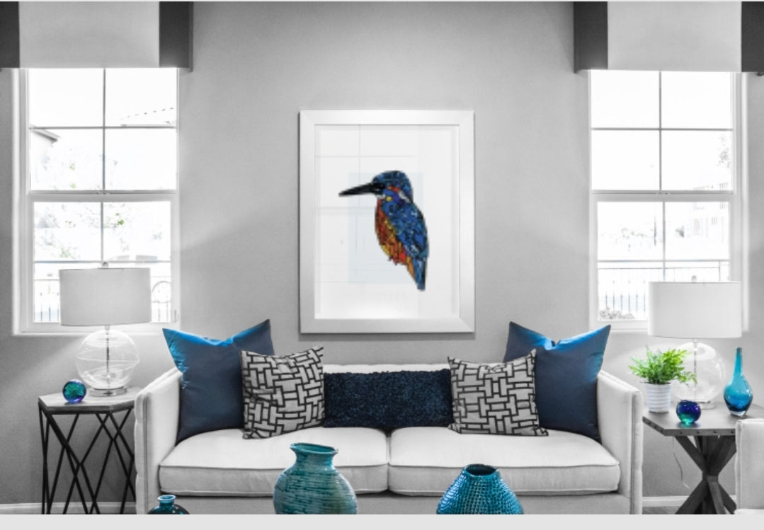 A4 Cruidín/Biorra an uisce - (kingfisher)
