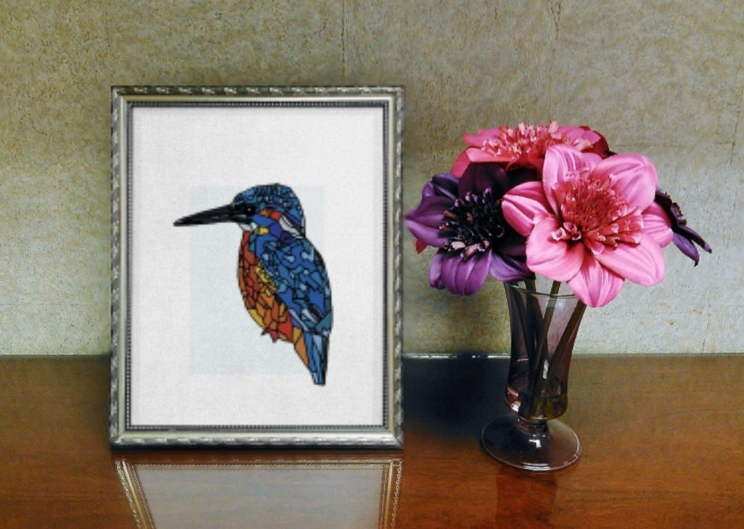 A4 Cruidín/Biorra an uisce - (kingfisher)