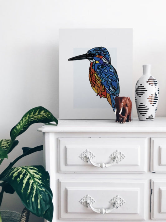 A4 Cruidín/Biorra an uisce - (kingfisher)